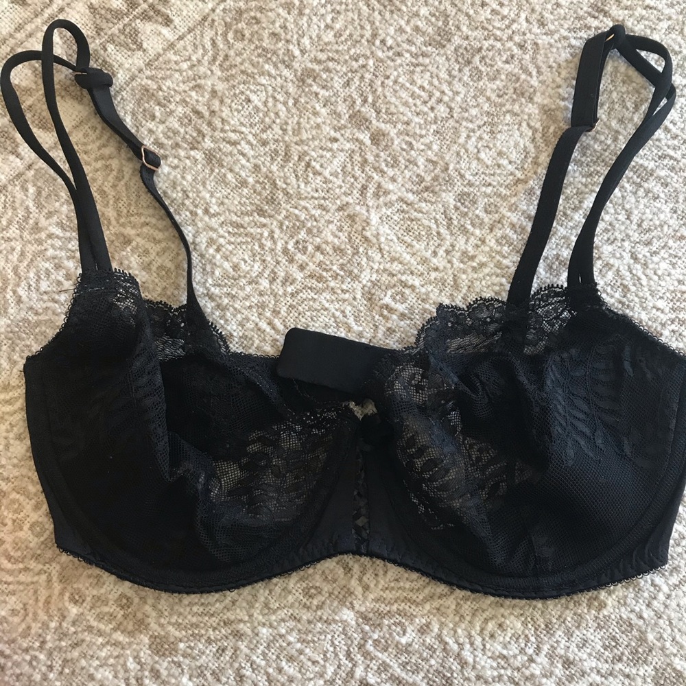 Victoria’s Secret unlined Demi lace bra